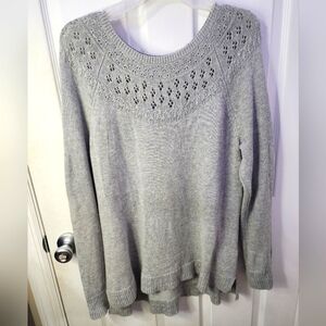 💞4/$20💞 Elegant Gray Sonoma Women's Sweater Size L